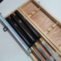 En gros 3pcs Manche En Bois Outils De Tournage Bois Ciseaux Gouges Outils À Main