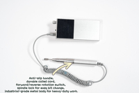 Mini-meuleuse industrielle portable sans balais rechargeable avec mandrin de 3 mm pour le nettoyage de soudures et le débavurage