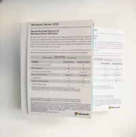 Windows Server 2025 Standard avec clé USB, lecteur de carte, activation en ligne mondiale, prise en charge multilingue, clé de licence authentique