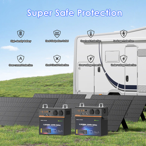 ソーラーパネルAC DCチャージングパワーバンク220V 1000WリチウムLiFePO4バッテリー発電所内蔵200AH 230AH 280AH 314AH 12Vバッテリー - Product Image 6
