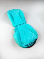 Housse de siège en cuir motif losanges bleu Tiffany, ensemble complet, pour Mercedes-Benz Classe G W463 W464 W465, kits intérieurs, style populaire pour G Wagon