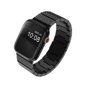 สายรัดแม่เหล็กสุดหรูสายรัดคาร์บอนไฟเบอร์49มม. คุณภาพสูงสำหรับ <span class=keywords><strong>Apple</strong></span> <span class=keywords><strong>Watch</strong></span> <span class=keywords><strong>Garmin</strong></span> Samsung Huawei - Product Image 2
