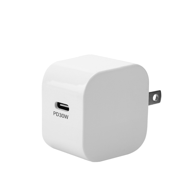 Fast Charging 30W USB-C Power Adapter PD 18W 20W Charger Adapter Wall Charger Type-C Cable for iPhone 15 PD 3.0 Function