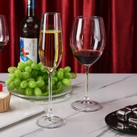 Verres à vin classiques soufflés à la machine, sans plomb, pour restaurants et banquets (vente en gros)