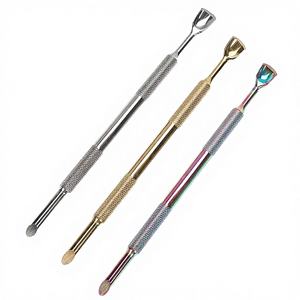 Empujador de Cutículas de Acero Inoxidable de Doble Cabeza, Reutilizable y Duradero, en 3 Colores, Accesorios para Salón de Uñas, Venta Caliente - Product Image 1