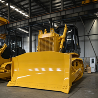 Bulldozer à lame de 37 tonnes pour la construction routière, tracteur à chenilles robuste de 345 CV pour travaux de terrassement et de démolition de carrières