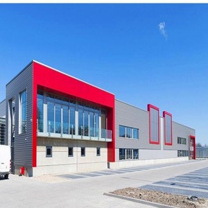 Atelier modulaire préfabriqué en structure légère <span class=keywords><strong>d</strong></span>'acier, norme ASTM, avec services de soudage, <span class=keywords><strong>d</strong></span>écoupe et pliage, bâtiment <span class=keywords><strong>d</strong></span>'<span class=keywords><strong>entrepôt</strong></span> métallique - Product Image 2