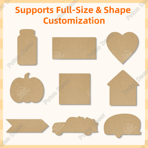 Haute qualité feuille d'érable automne panneau en <span class=keywords><strong>bois</strong></span> automne Thanksgiving suspendu <span class=keywords><strong>corde</strong></span> mur Art peint à la main maison porte décor - Product Image 5