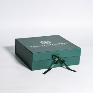 Boîte cadeau de Noël pliable personnalisée avec logo, boîte d'emballage imprimée pour costumes, vêtements, pantalons, chaussures – Offre spéciale - Product Image 2