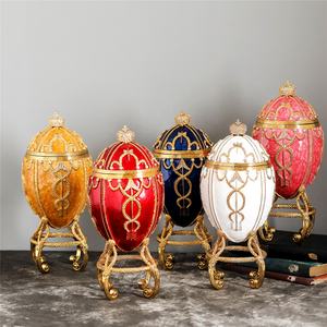 Nouveaux produits QIFU Grand œuf <span class=keywords><strong>Fabergé</strong></span> pour la décoration <span class=keywords><strong>de</strong></span> la maison - Product Image 1