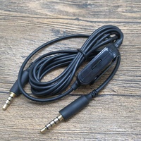 Kabel Earphone Audio 2M untuk Headset Gaming Logitech Astro A10 A40 G233 G433 Kabel Audio Headphone Berkabel