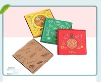 Boîte à pizza en papier biodégradable et écologique personnalisée en gros, 6/8/9/10/12 pouces, avec gaufrage, boîte à pizza imprimée sur mesure