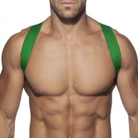 Harnais de retenue pour homme Ceinture de bondage Respirant Party Wear Montrez votre muscle Bandoulière élastique