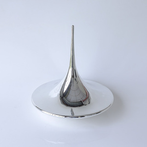 Mesa de centro moderna de metal plateado para decoración del hogar, adorno giratorio giroscópico para sala de recepción de Hotel, vestíbulo de escritorio, decoración del hogar - Product Image 6