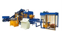 Machine automatique de fabrication de blocs de pavé à pression hydraulique QT4-15 PLC Sand Fly pour une longue durée de vie, pour le ciment