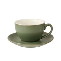 Ensemble tasse à café en céramique avec soucoupe, mug pour latte art, ensemble de thé de l'après-midi style Instagram, design nordique minimaliste, tasse à expresso, logo personnalisé