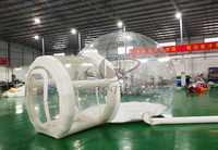 Loisirs vacances maison à bulles dôme Transparent luxe Camping en plein air tente à bulles gonflable