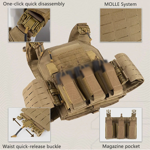 Chaleco Táctico Multifuncional de Seguridad Directo de Fábrica con Panel Frontal Resistente para Campismo y Entrenamiento Táctico al Aire Libre - Product Image 4