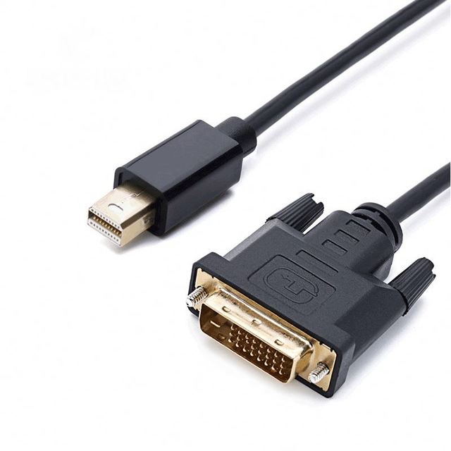 1.8M Mini Dp to Dvi Cable Thunderbolt Mini  to DVI Male Converter Cable 1.8M / 6FT for apple Macbook Pro Air