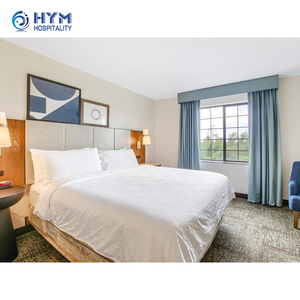 Staybridge Suites by IHG <span class=keywords><strong>Hyman</strong></span> Ensemble de chambre à coucher d'hôtel Design moderne en bois Taille standard - Product Image 3