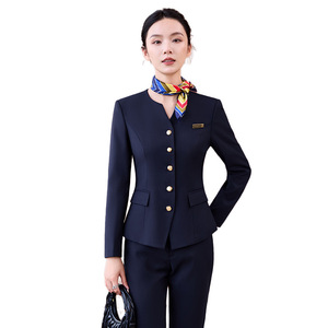 Women's Suit Set 2025 Autumn Elegant Professional Formal Wear Beauty Salon Uniform Small Blazer Anti-Wrinkle Polyester Full - Product Image 5