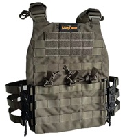 Sac à dos tactique personnalisé OEM de haute qualité à dégagement rapide, style anglais, en nylon souple, résistant au feu et ignifuge, avec porte-plaques