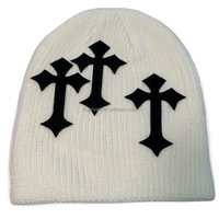 Bonnet Jacquard Tricoté Personnalisé avec Logo, Bonnet d'Hiver Chaud Imprimé Sur Toute la Surface pour Hommes et Femmes, Vente en Gros