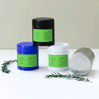 Boîte de rangement de luxe personnalisée en fer blanc mat de 30g, hermétique et de qualité alimentaire, pour thé matcha et grains de café
