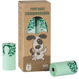 Extra Thick Compostable Poop Dog <b>Bag</b> TUV Austria OK <b>Compost</b> HOME and EN 13432 LeakProof Dog Poop <b>Bag</b> - Product Image 1