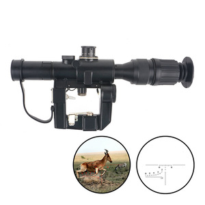 กล้องส่องทางไกลแบบยุทธวิธี <span class=keywords><strong>SVD</strong></span> <span class=keywords><strong>Dragunov</strong></span> ขนาด 4x26 ทำจากอลูมิเนียมอัลลอยด์ พร้อมคุณสมบัติกันน้ำที่ปรับได้ สำหรับการล่าสัตว์กลางแจ้ง - Product Image 2