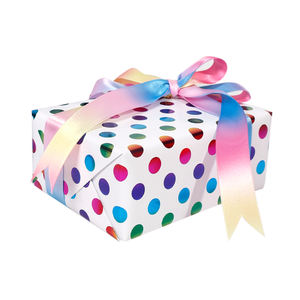 Fábrica al por mayor 80g Navidad personalizado papel de regalo de lujo 43*300cm papel de regalo para embalaje - Product Image 1