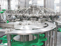 Ligne de production complète OEM de machines de remplissage pour boissons gazeuses, jus et sodas en bouteilles en verre pour usine de fabrication de boissons