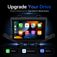 Pour Opel Astra K Buick Verano Écran Lecteur DVD Radio 9 Pouces Android Autoradio Multimédia Caméra Arrière Système de Streaming Smartlink
