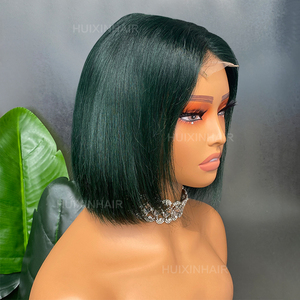 วิกผมแท้จากชาวมาเลเซียวิกผมบ๊อ<span class=keywords><strong>บ</strong></span>สีเขียวใส2x6 - Product Image 3