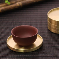 Caboteur en laiton durable de caboteur d'or rond en métal moderne pour la boisson