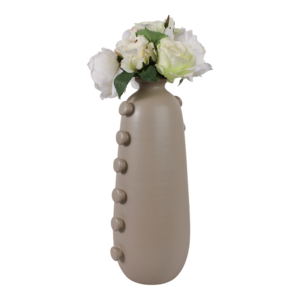 Vaso Decorativo in Ceramica con Dettagli Laterali, Formato Piccolo per Arredamento Casa, Soggiorno, Camera da Letto, Ufficio - Product Image 2