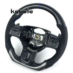 Volant en fibre de carbone pour Dodge JCUV JOURNEY <span class=keywords><strong>SRT</strong></span> Durango, compatible avec Durango Journey Hellcat <span class=keywords><strong>SRT</strong></span>, haute qualité, personnalisable - Product Image 2