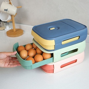 Early Riser Cajón tipo caja de almacenamiento de huevos refrigerador caja de almacenamiento de huevos frescos bandeja de huevos de gran capacidad <span class=keywords><strong>accesorios</strong></span> de cocina - Product Image 2