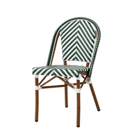 Chaises en bambou et rotin pour restaurant commercial, style bistrot français, pour extérieur, Paris