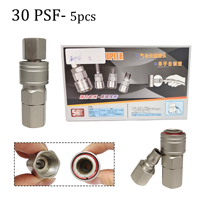 Raccord pneumatique à verrouillage rapide PF SF 1/4" 3/8" 1/2" pour compresseur d'air, type tube, vente directe usine