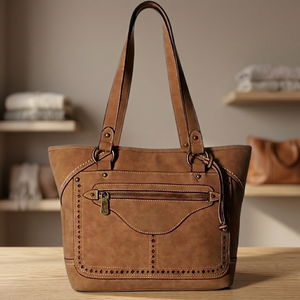 Bolsos de Mano de Moda en Stock, 100% Cuero, Impermeables, con Cierre de Cremallera, Ideas de Regalo para Aniversario o Cumpleaños, Bolsos de Mujer - Product Image 2