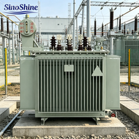 Transformateur de puissance immergé dans l'huile 30 50 80 KVA 11KV 35KV pour la construction de réseaux ruraux S11 à réservoir scellé élévateur de tension ANSI 50Hz Prix OEM