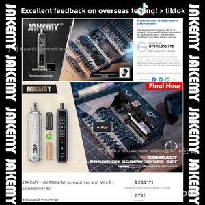 Juego de destornilladores magnéticos de reparación precisa 180 en 1 para herramientas de reparación de teléfonos móviles, novedad - Product Image 2