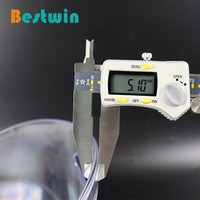 Accessoires de bar, seau à glace ovale en plastique transparent de grande capacité 4L 8L 12L, pour le stockage de la bière, du champagne et du vin, logo personnalisé, pour la maison