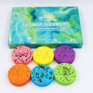 Handgemachte Luxus-Pfefferminz-Spa-Fußbad-Brausetabletten Personalisierte Mini-Dusch-Dampfer für Entspannung - Product Image 2