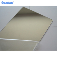Vente en gros de feuilles de miroir acrylique décoratives autocollantes 4x8 avec service de découpe, haute transmission lumineuse et résistantes aux intempéries