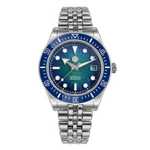 San Martin – montre de plongée de luxe pour hommes, cadran en spirale émaillée, 37.5mm, 40mm, Miyota 9015, automatique, mécanique, étanche, haute qualité - Product Image 1