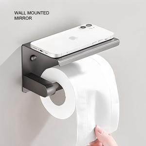 Salle <span class=keywords><strong>de</strong></span> bain d'hôtel Style moderne métal acier inoxydable 304 étagère <span class=keywords><strong>de</strong></span> téléphone stockage porte-<span class=keywords><strong>papier</strong></span> hygiénique avec <span class=keywords><strong>rangement</strong></span> - Product Image 1