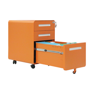 Armoire de rangement <span class=keywords><strong>mobile</strong></span> à 3 tiroirs avec dossier suspendu à bas prix - Product Image 4