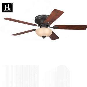 Ventilateur de plafond lumineux de style européen classique, 52 pouces, 5 pales, moteur CC, silencieux, avec prise américaine, source décorative en métal - Product Image 5